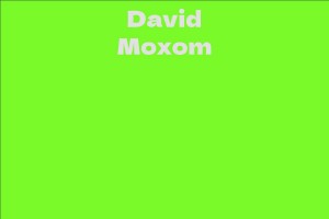 David Moxom