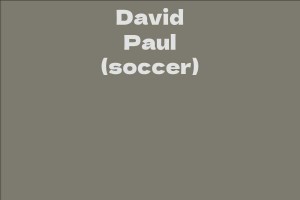 David Paul (soccer)