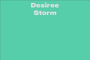 Desiree Storm