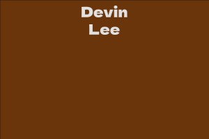 Devin Lee