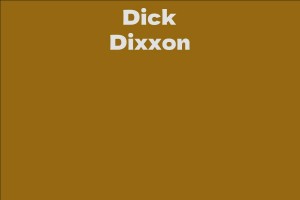 Dick Dixxon