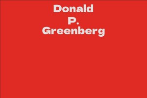 Donald P. Greenberg