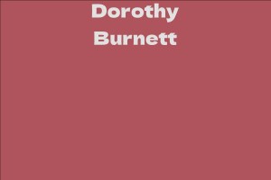 Dorothy Burnett