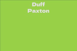 Duff Paxton