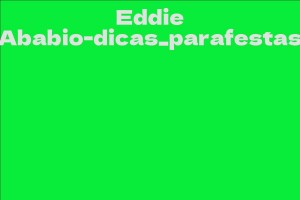 Eddie Ababio-dicas_parafestas