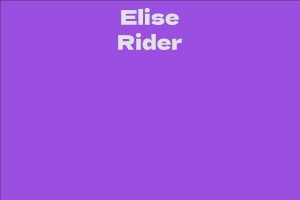 Elise Rider
