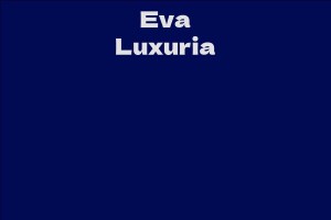 Eva Luxuria