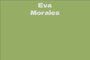 Eva Morales