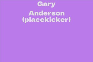 Gary Anderson (placekicker)