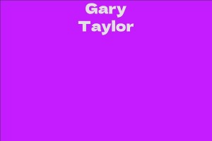Gary Taylor