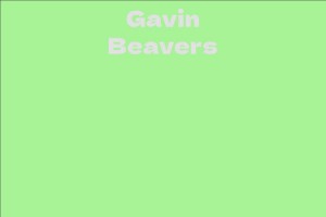 Gavin Beavers
