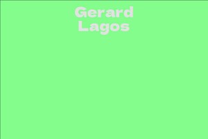 Gerard Lagos