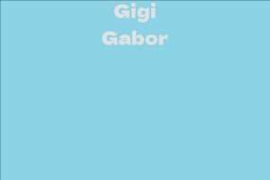 Gigi Gabor