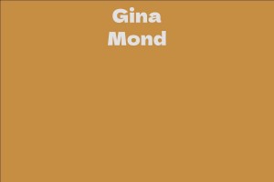 Gina Mond