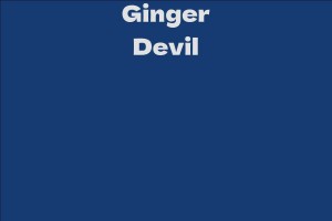 Ginger Devil