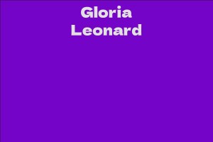 Gloria Leonard