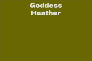 Goddess Heather