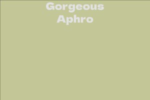 Gorgeous Aphro