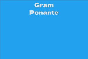 Gram Ponante