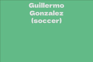 Guillermo Gonzalez (soccer)