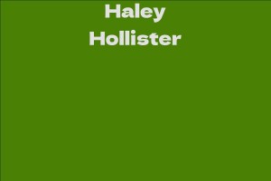 Haley Hollister