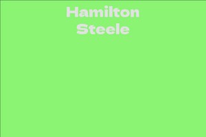 Hamilton Steele