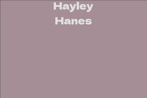 Hayley Hanes
