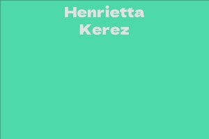 Henrietta Kerez