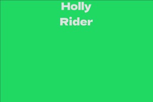 Holly Rider