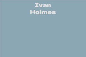 Ivan Holmes