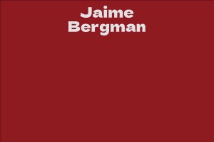 Jaime Bergman