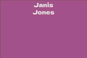 Janis Jones