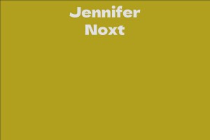 Jennifer Noxt