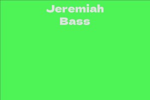 Jeremiah Bass