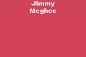 Jimmy Mcghee