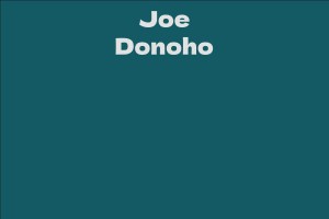 Joe Donoho