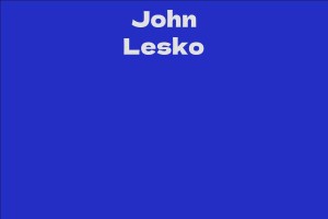 John Lesko