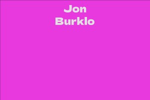Jon Burklo