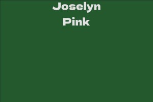 Joselyn Pink