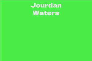 Jourdan Waters
