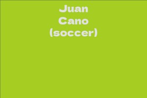 Juan Cano (soccer)
