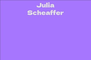 Julia Scheaffer