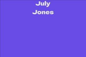 July Jones