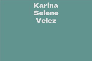 Karina Selene Velez