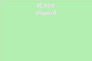 Kate Pearl