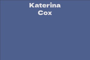Katerina Cox