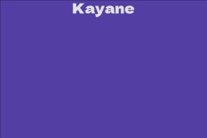 Kayane