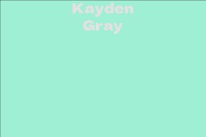 Kayden Gray