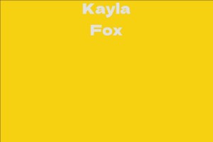 Kayla Fox