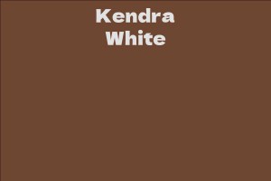 Kendra White